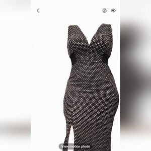 Black and White Polka Dot Dress